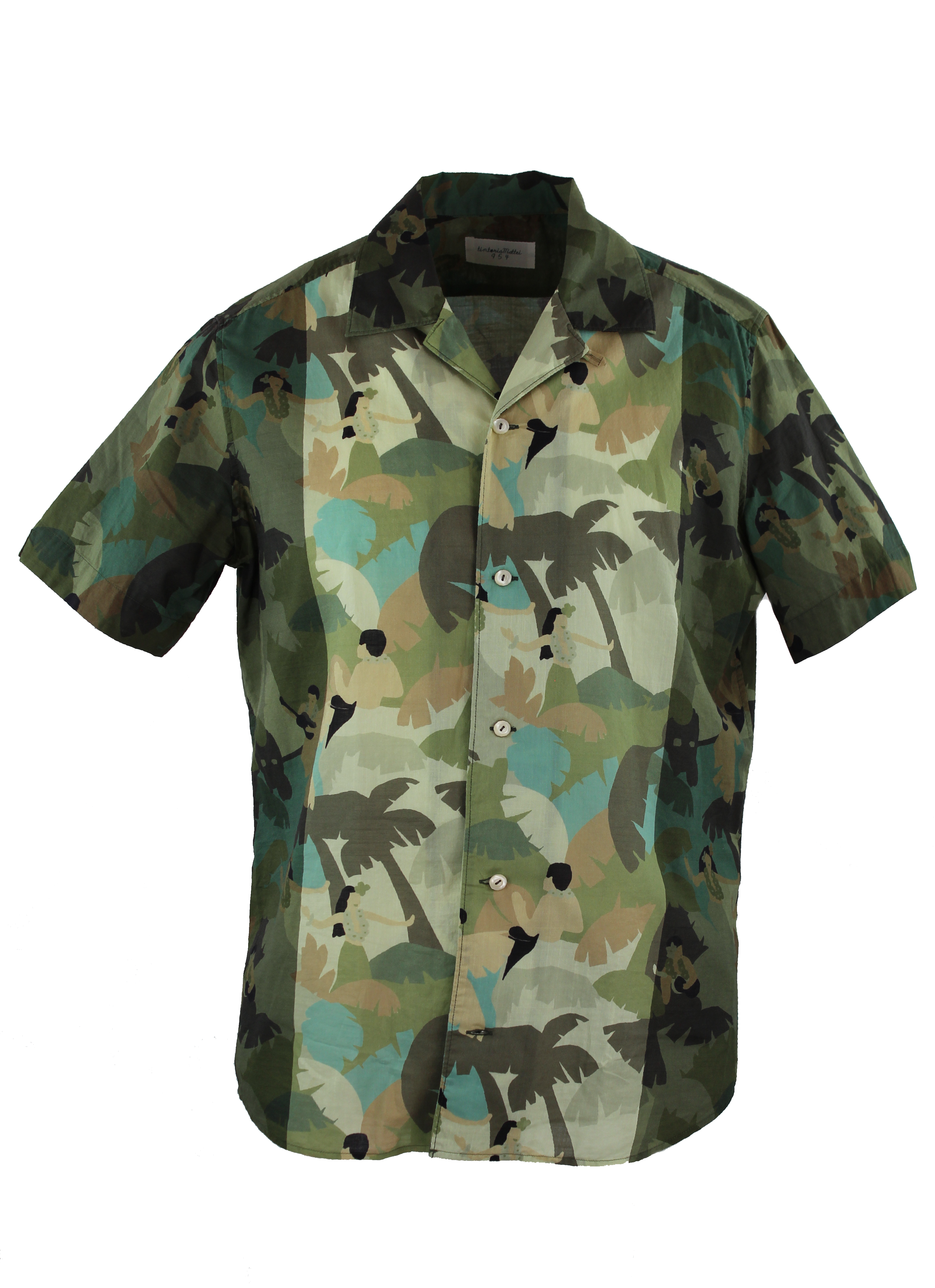 Camicia fantasia manica corta Tintoria Mattei
