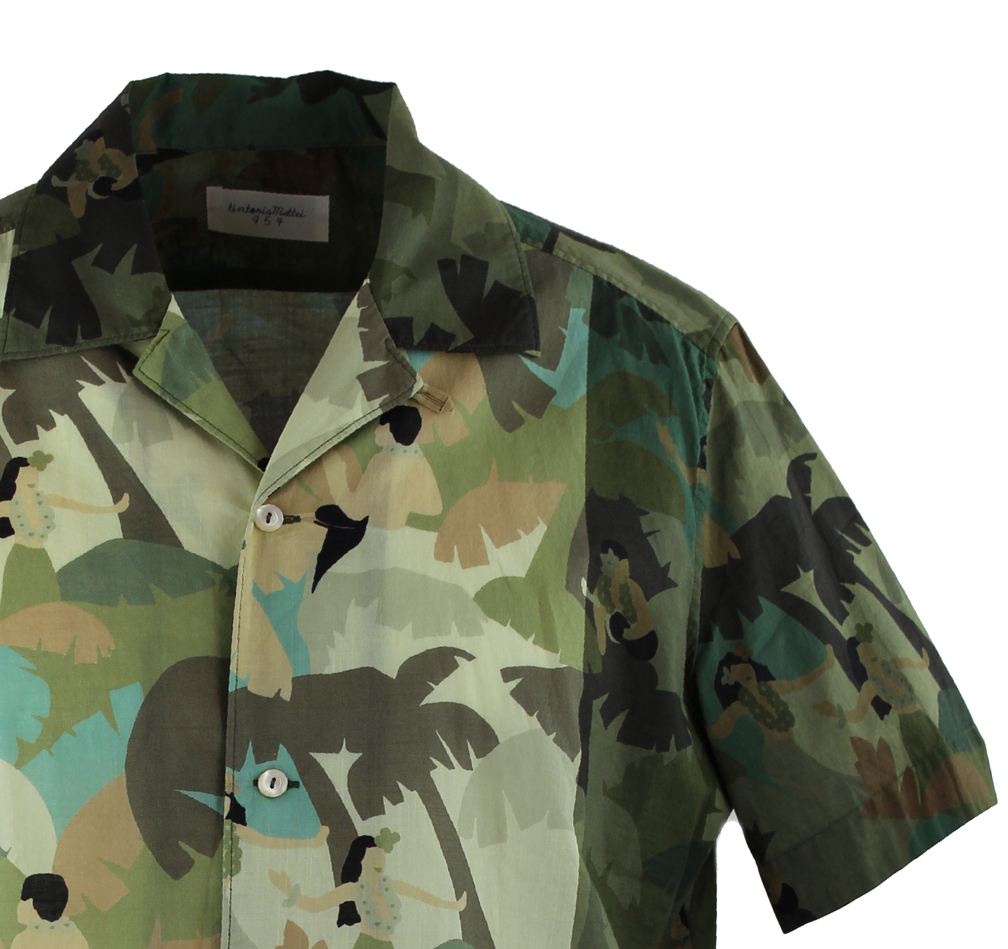 Camicia fantasia manica corta Tintoria Mattei