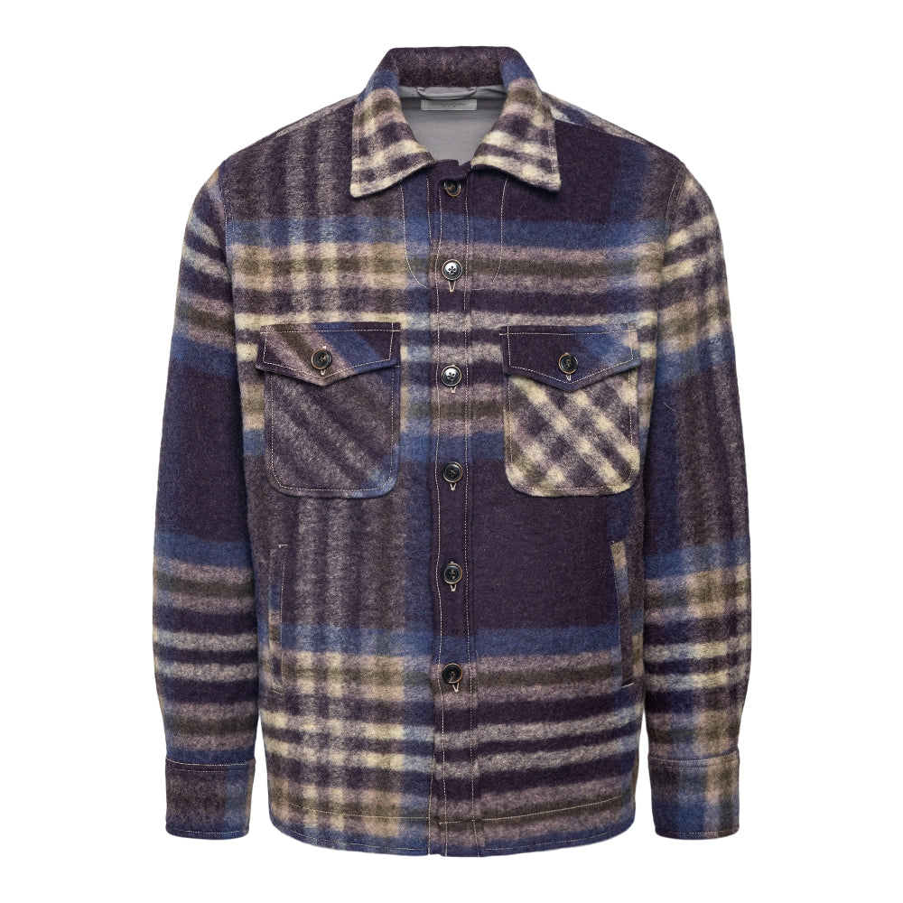 Giacca camicia tartan Tintoria Mattei